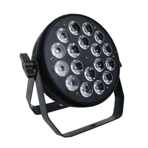 Výkonný úzký reflektor 18x10 W RGBW